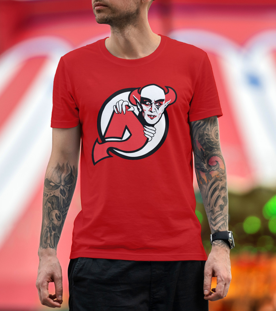 New Jersey Devils Nosferatu NHL T-Shirt
