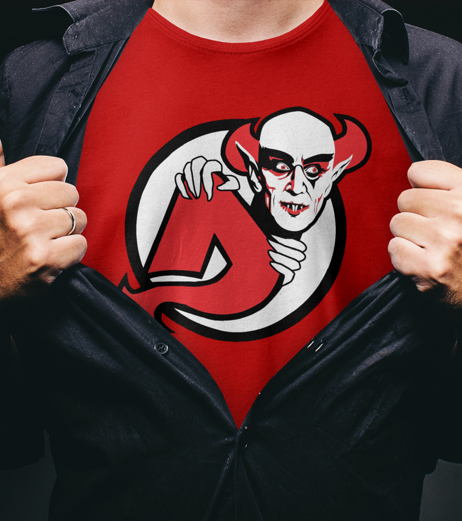 New Jersey Devils Nosferatu NHL T-Shirt