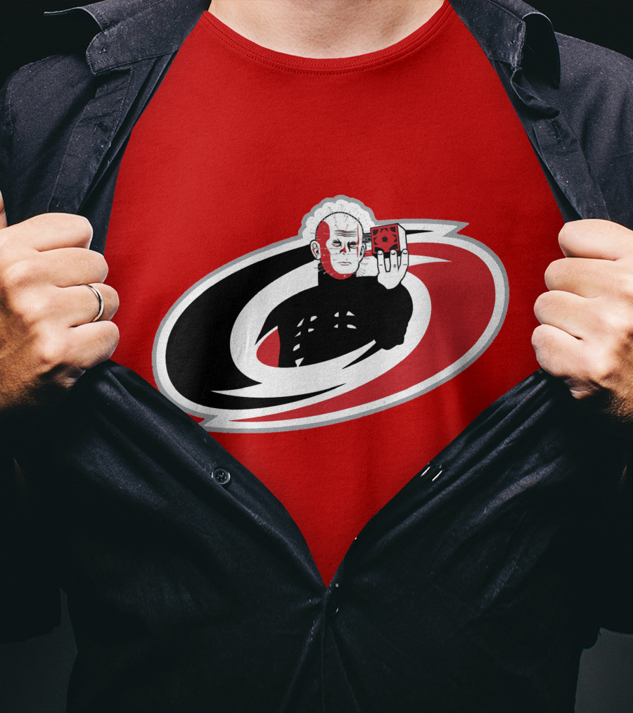 Carolina Hellraisers NHL Horror-Themed Hockey T-Shirt