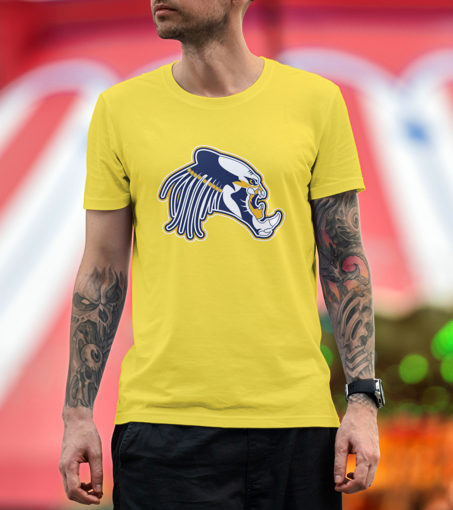Nashville Predators Logo Iconic Saber-Tooth Tiger Head T-Shirt