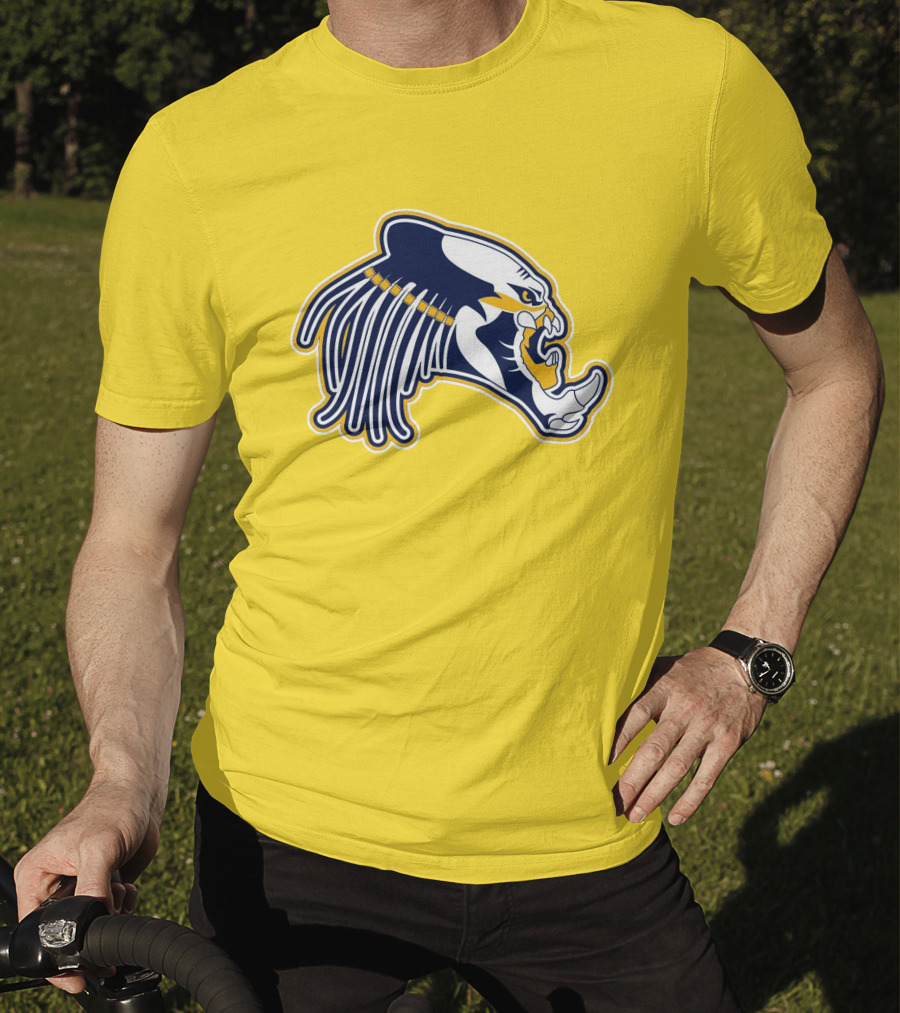 Nashville Predators Logo Iconic Saber-Tooth Tiger Head T-Shirt