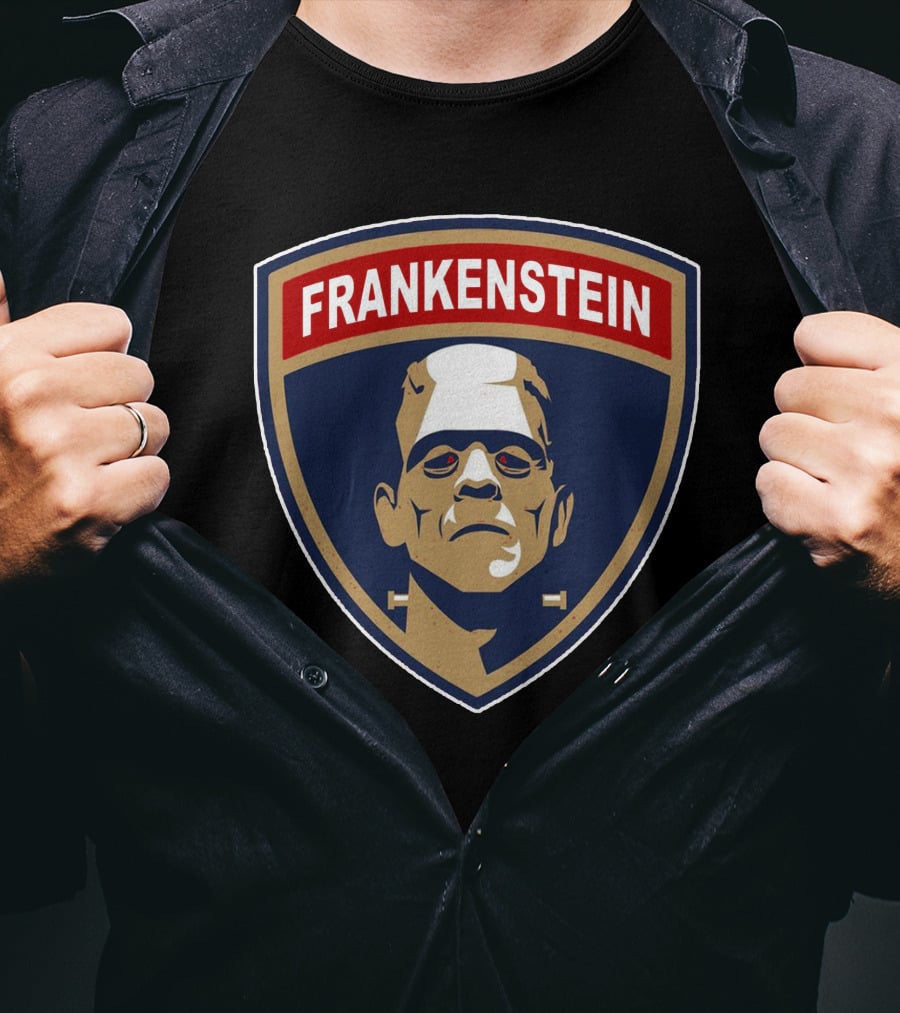 Frankenstein Monster Emblem T-Shirt