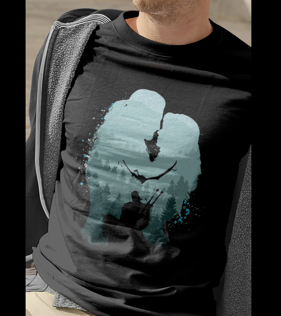 Wild Forces Hunter's Journey In Forest T-Shirt