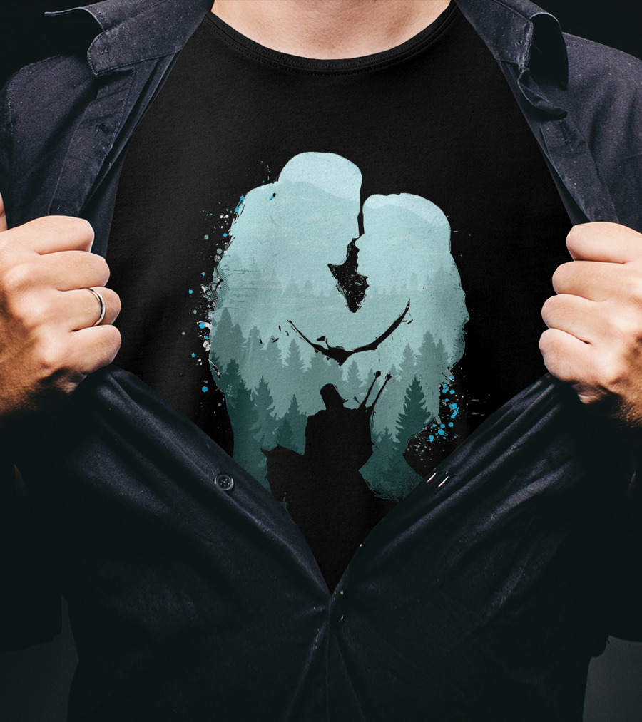 Wild Forces Hunter's Journey In Forest T-Shirt