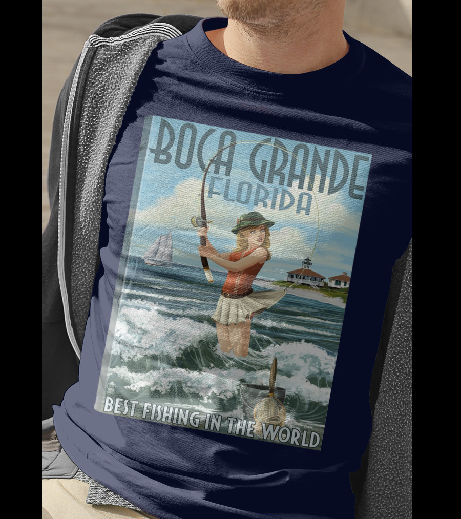 Boca Grande Florida Best Fishing In The World T-Shirt