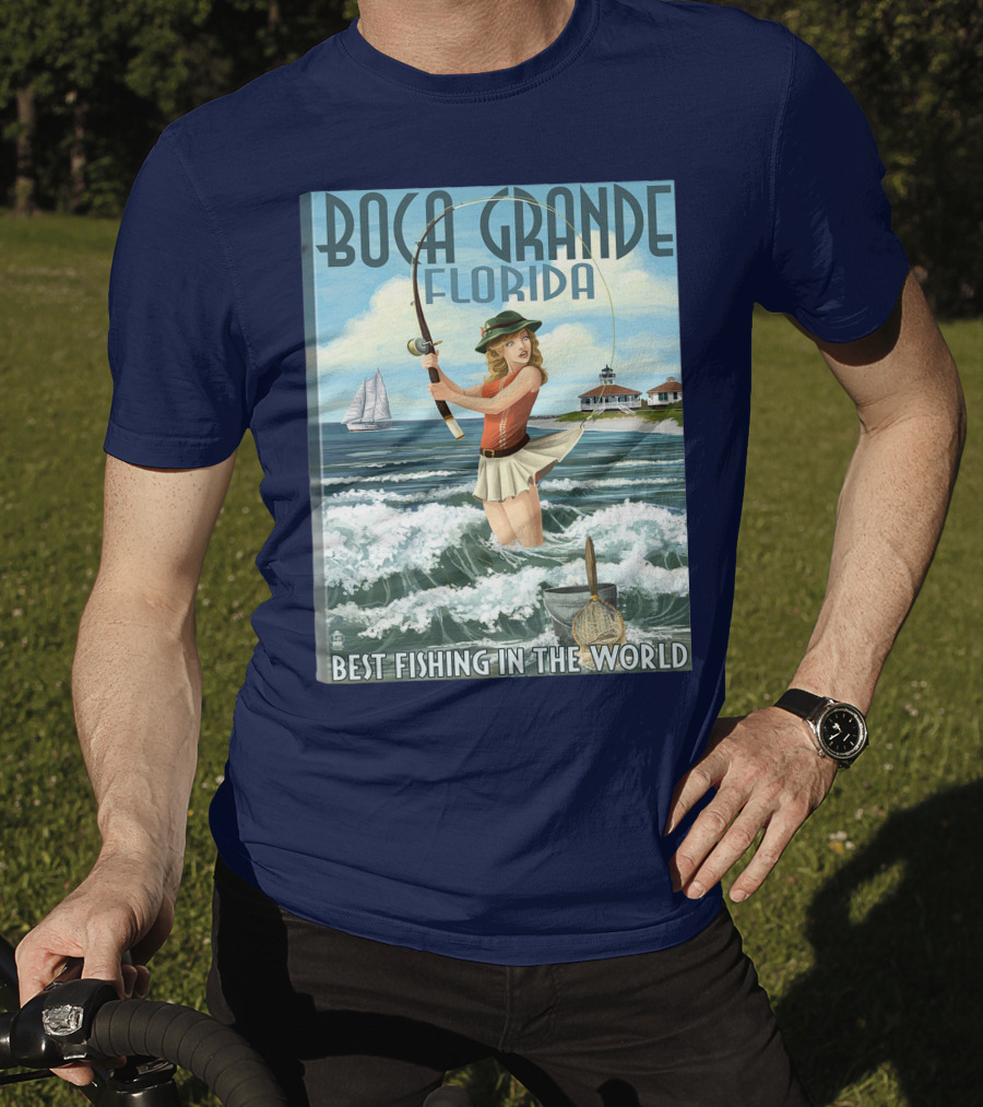 Boca Grande Florida Best Fishing In The World T-Shirt