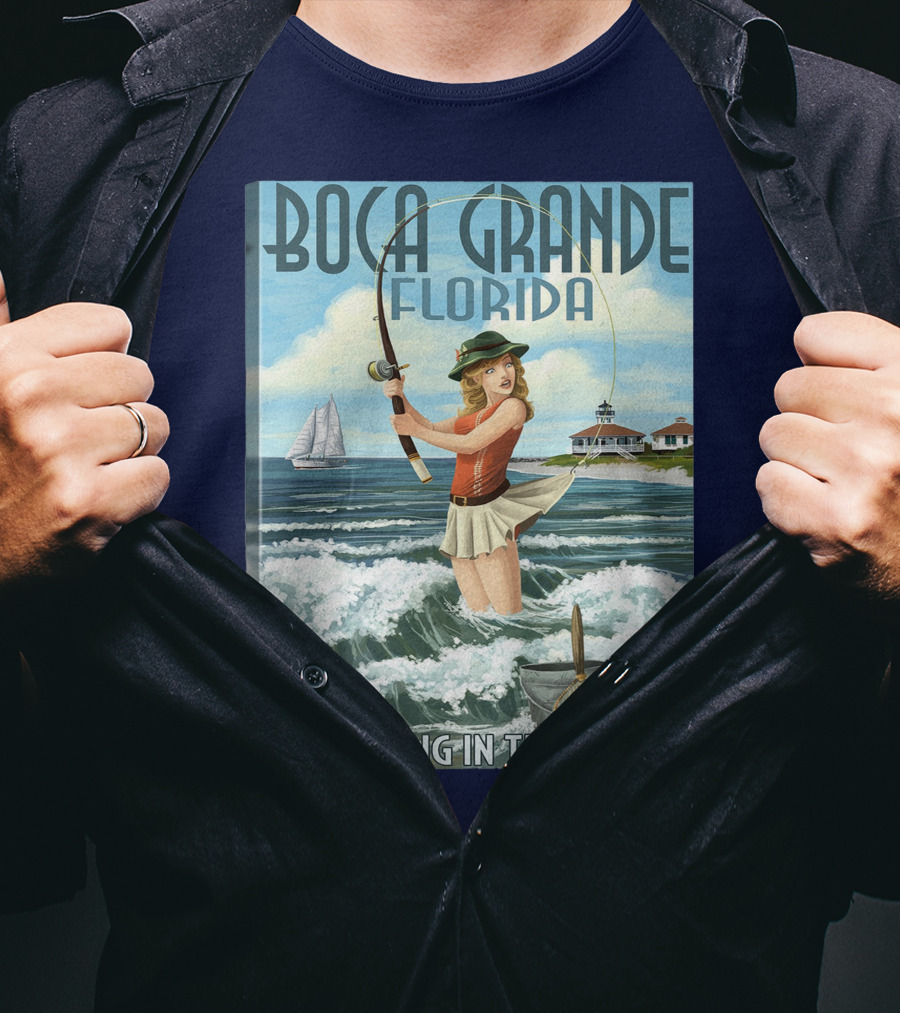 Boca Grande Florida Best Fishing In The World T-Shirt
