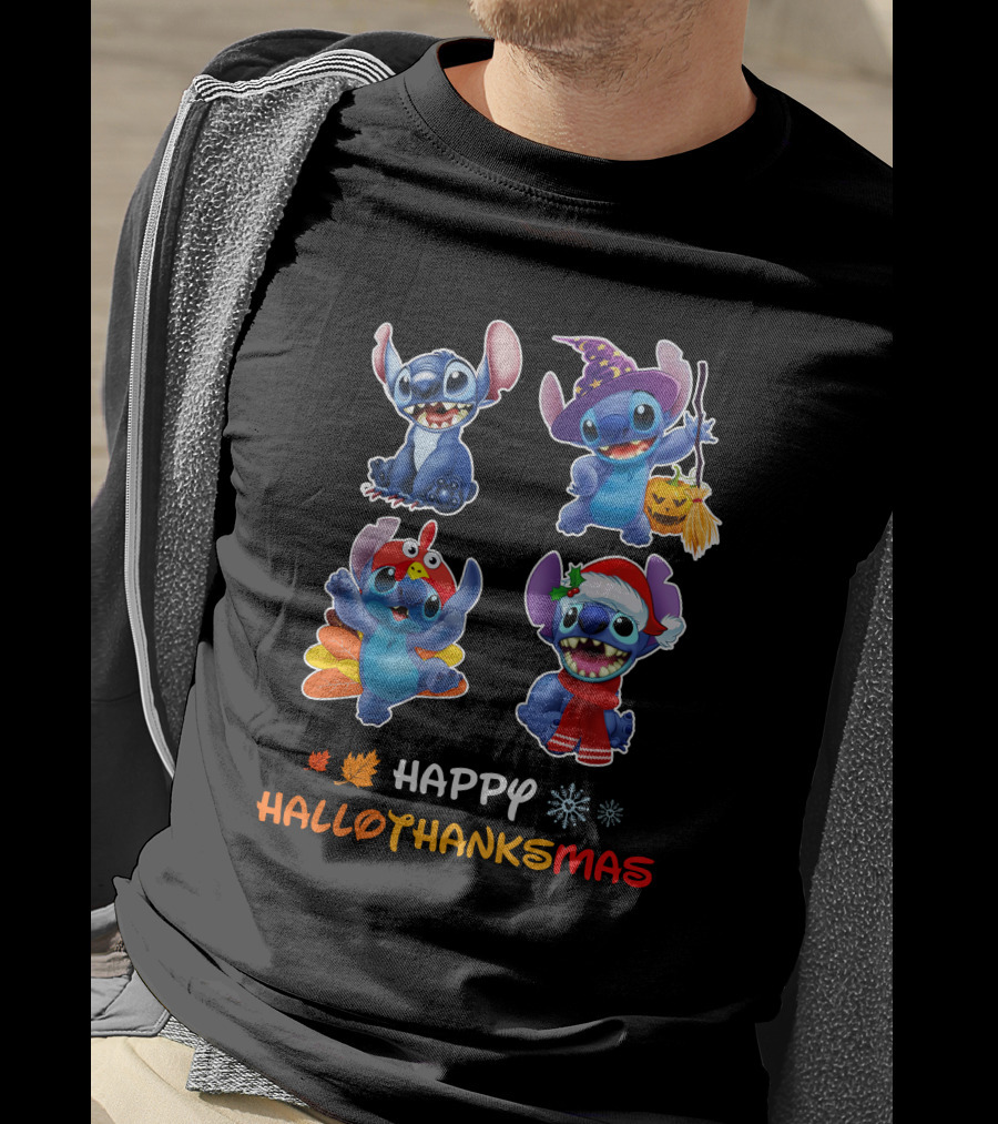 HAPPY HalloThanksMas STITCH T-Shirt