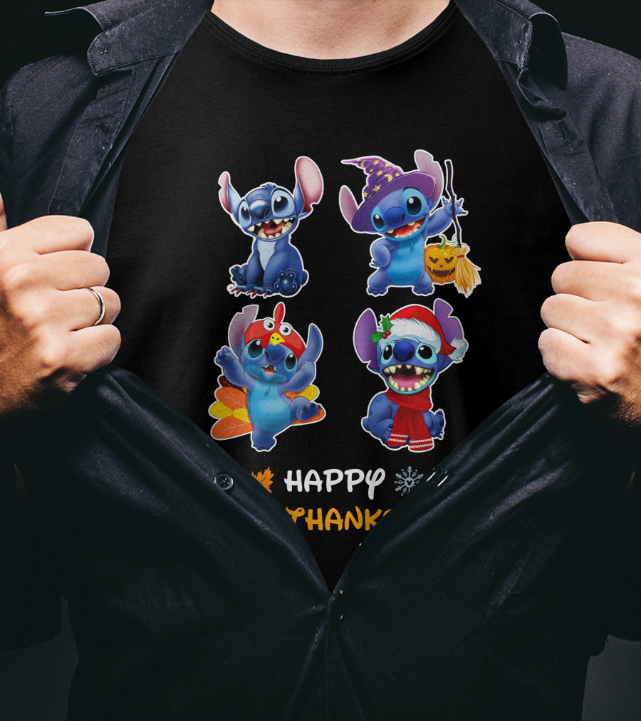 HAPPY HalloThanksMas STITCH T-Shirt