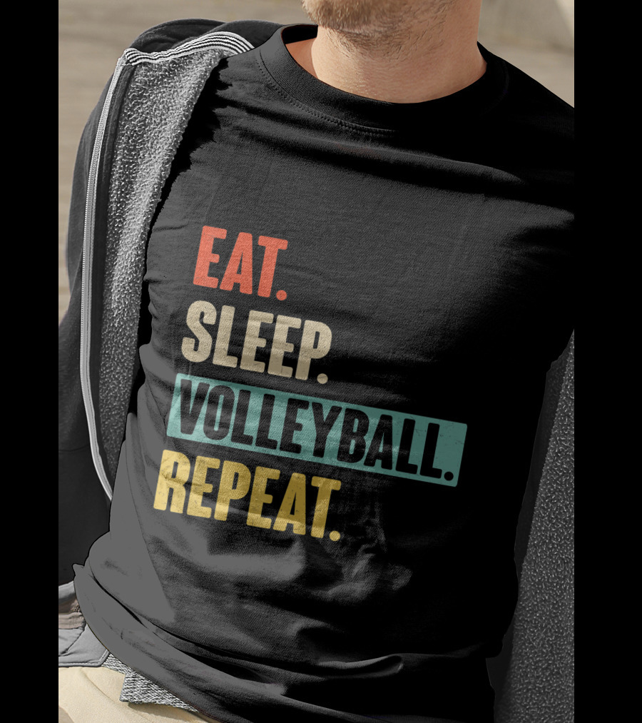 Eat Sleep Volleyball Repeat Vintage Volleyball Classic T-Shirt