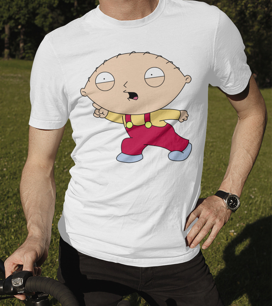Stewie Griffin Angry Pose Family Guy Character T-Shirt