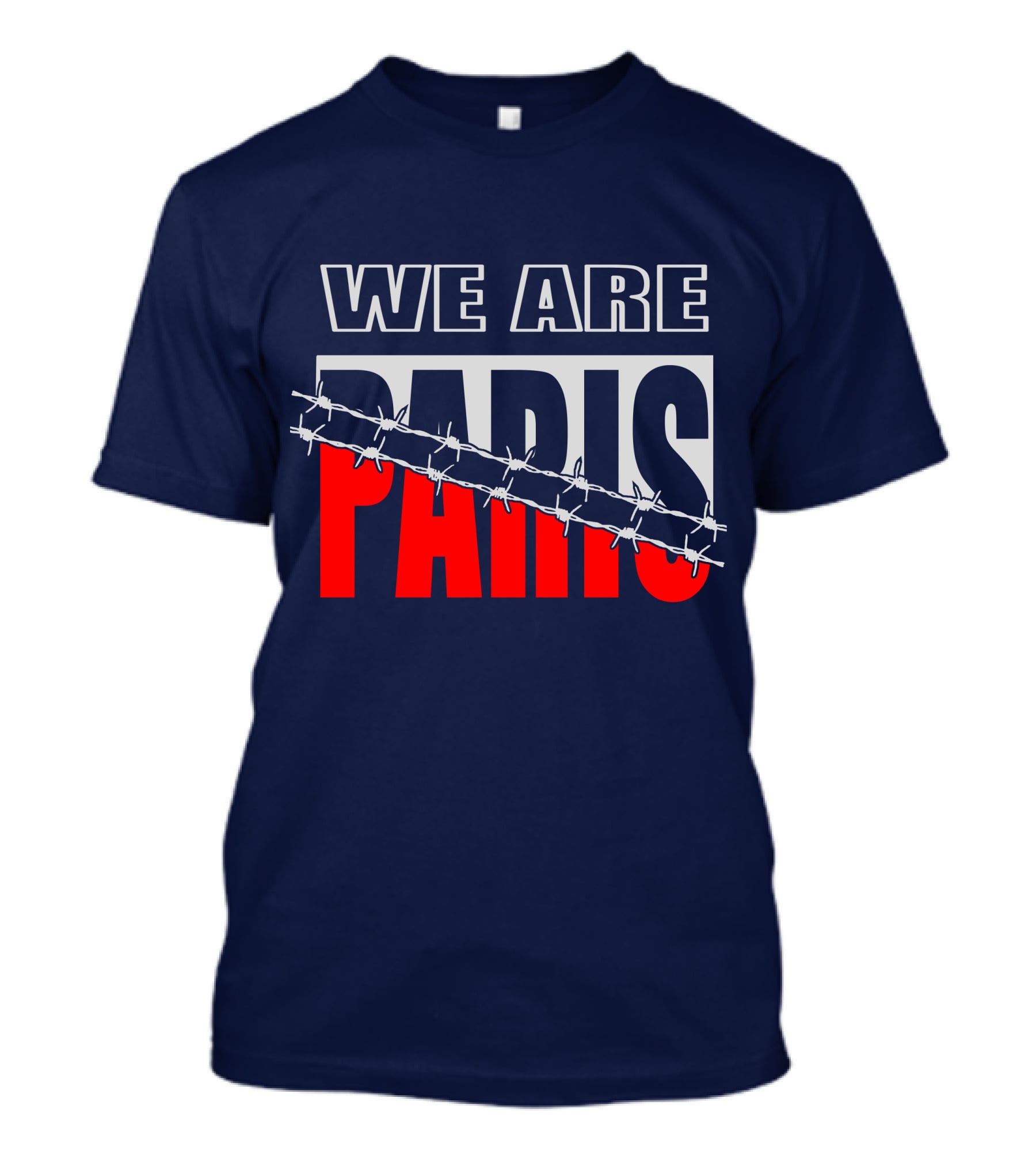 WE ARE PARIS Barbed Wire T-Shirt