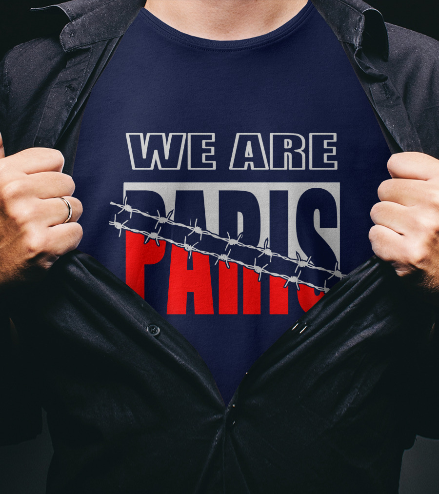 WE ARE PARIS Barbed Wire T-Shirt