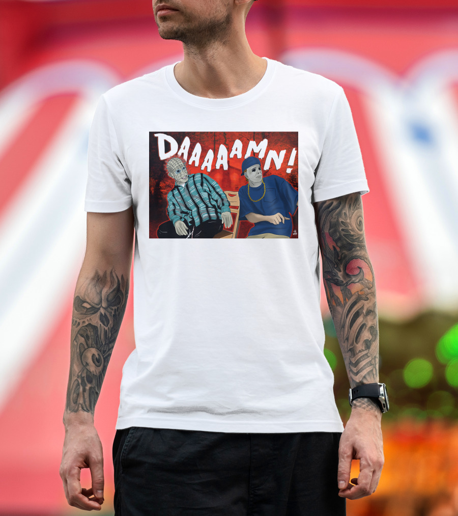 Daaaamn Horror Parody Friday Movie Scene T-Shirt