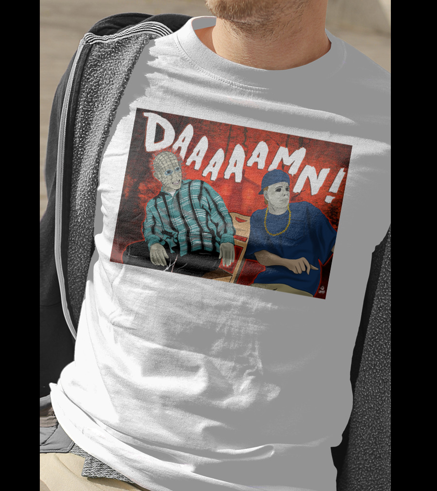 Daaaamn Horror Parody Friday Movie Scene T-Shirt