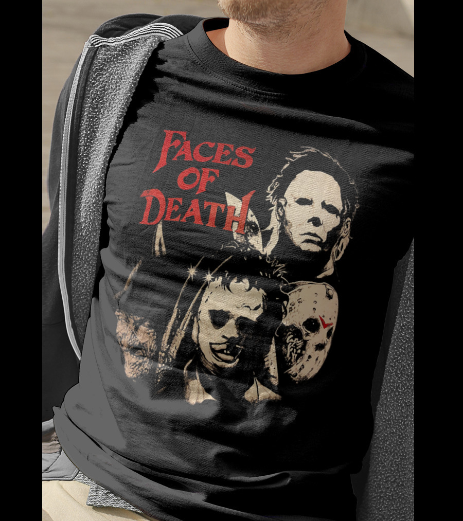 Faces Of Death Michael Myers Horror Icons T-Shirt