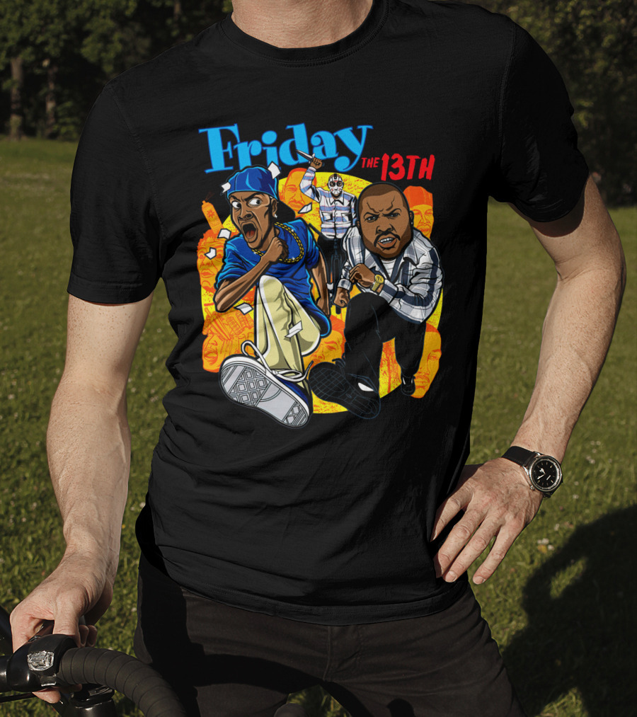 Friday The 13th Crossover With Ice Cube And Chris Tucker Characters T-Shirt