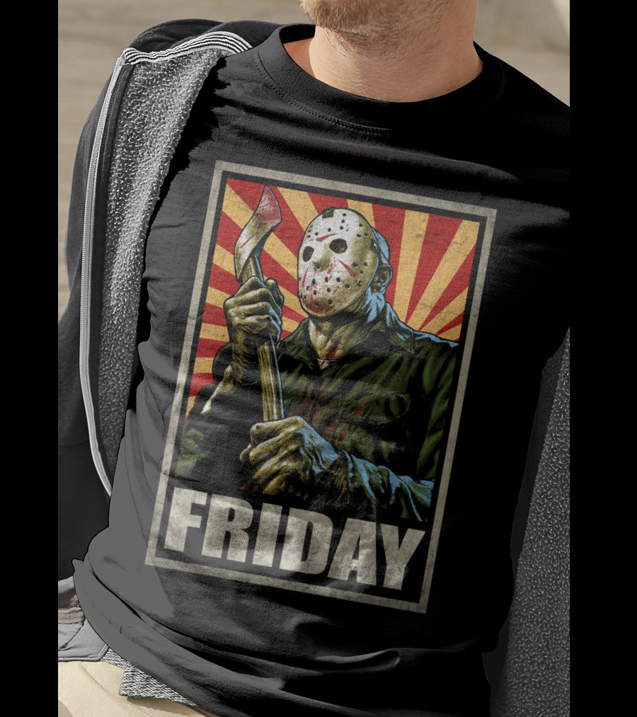 Jason Voorhees Friday Retro Horror T-Shirt