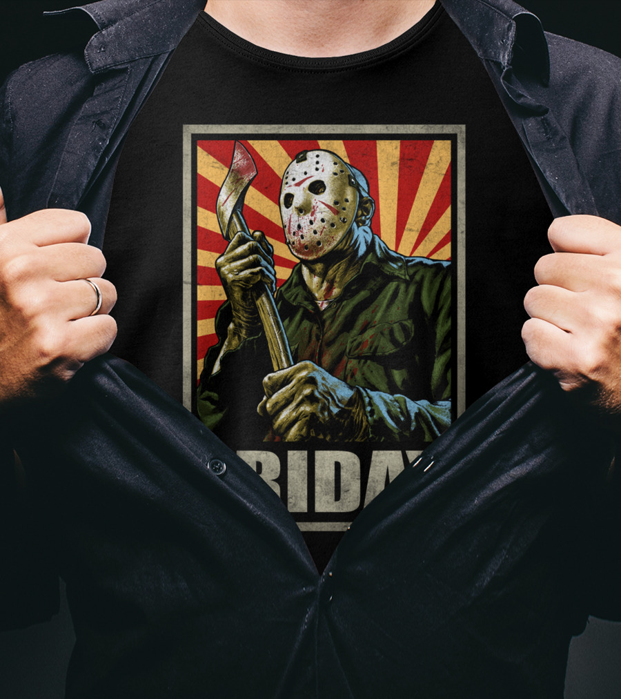 Jason Voorhees Friday Retro Horror T-Shirt