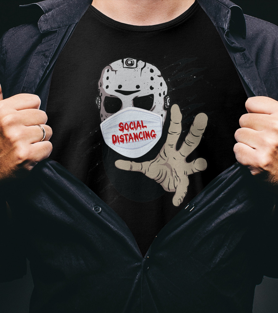Jason Mask Social Distancing T-Shirt