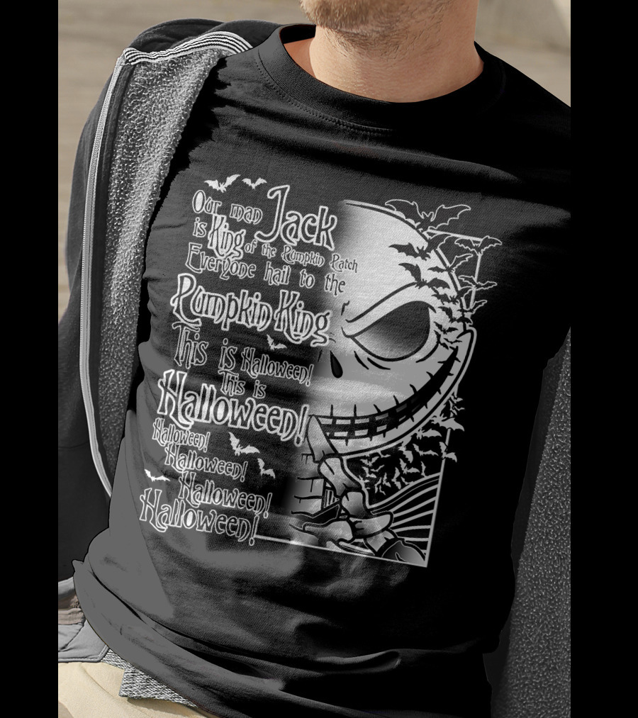 Jack Pumpkin King Halloween This Is Halloween Hail To The King T-Shirt