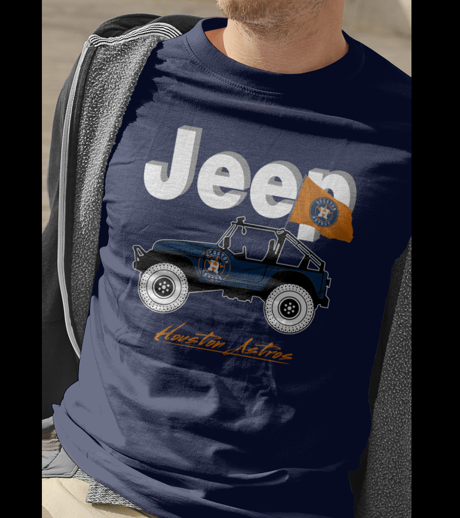 Jeep Houston Astros Flag T-Shirt