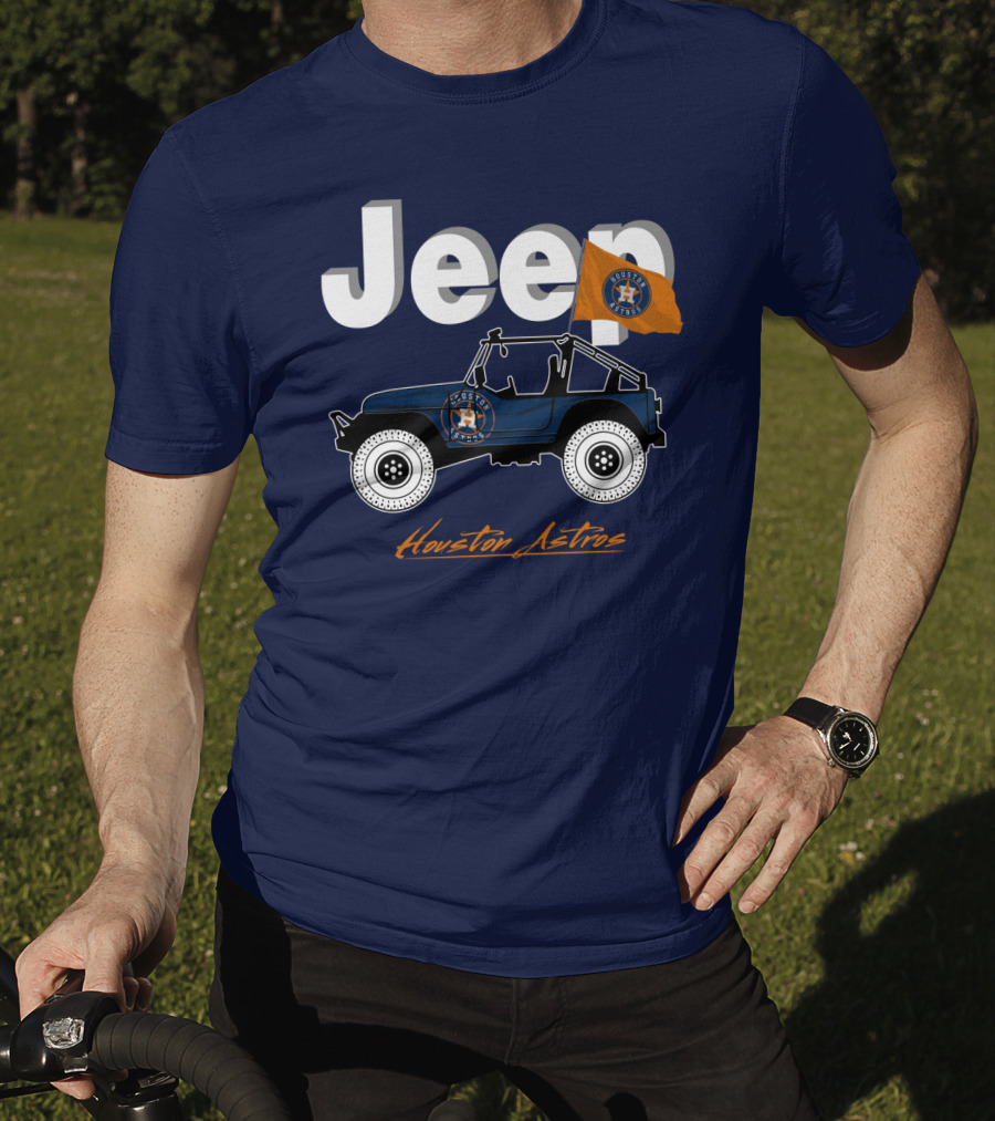 Jeep Houston Astros Flag T-Shirt