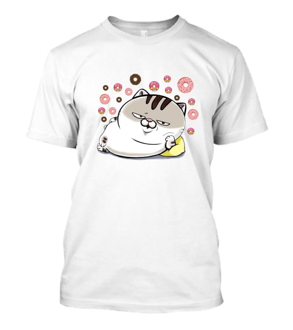 Ami Cat Surrounded By Donuts T-Shirt