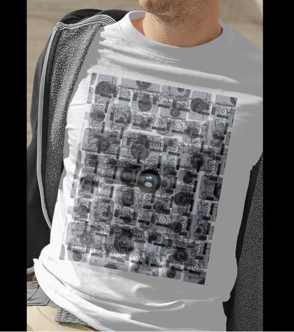 Camera Capture Memory Retro Collage T-Shirt