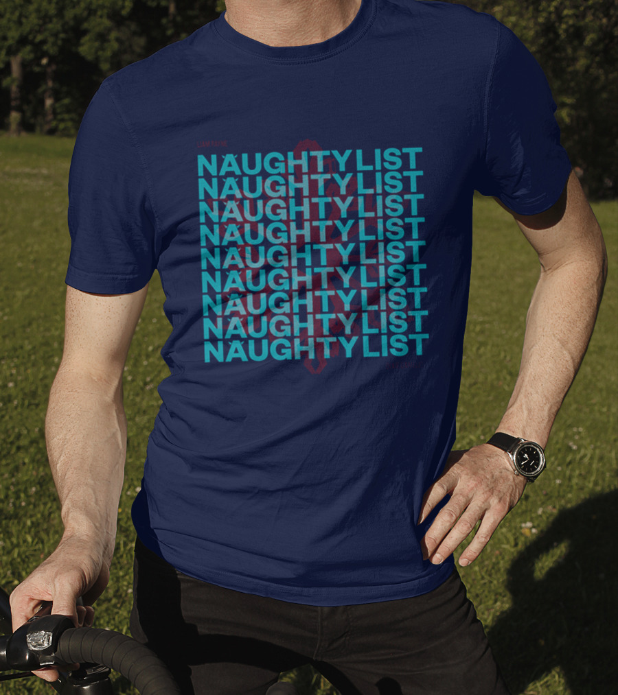 Liam Payne Naughty List Merch Shop Exclusive T-Shirt