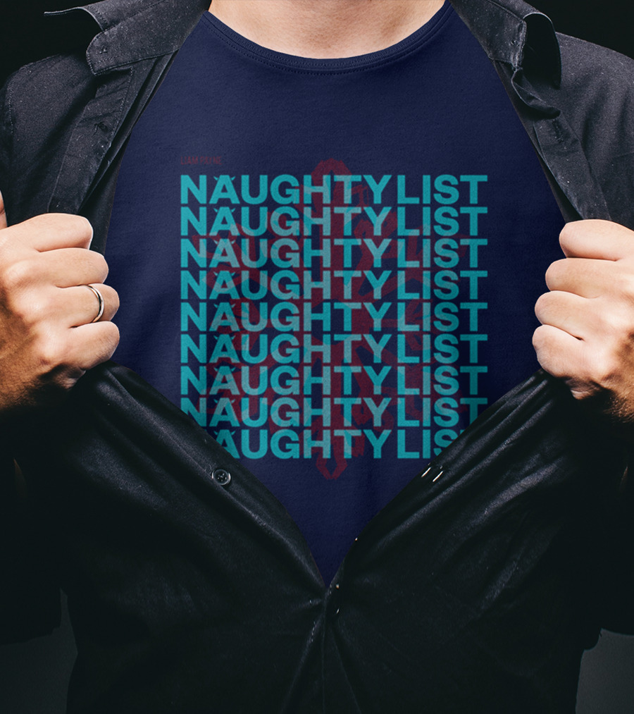 Liam Payne Naughty List Merch Shop Exclusive T-Shirt