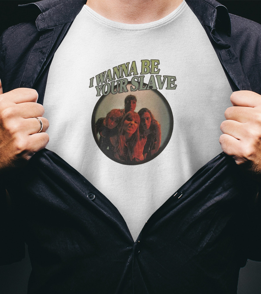 I WANNA BE YOUR SLAVE Maneskin Merch T-Shirt