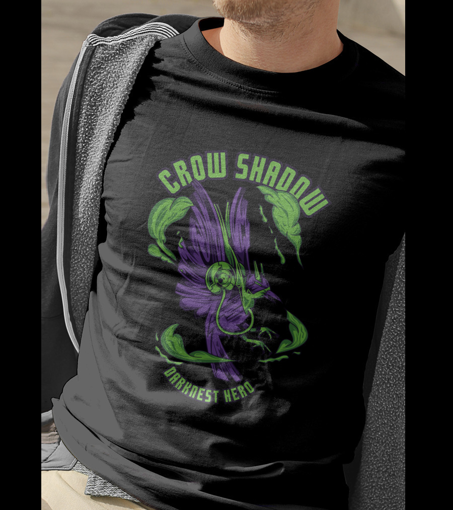 Crow Shadow Darkness Hero T-Shirt