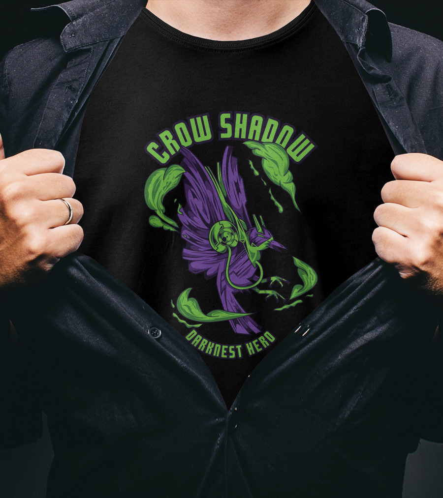 Crow Shadow Darkness Hero T-Shirt