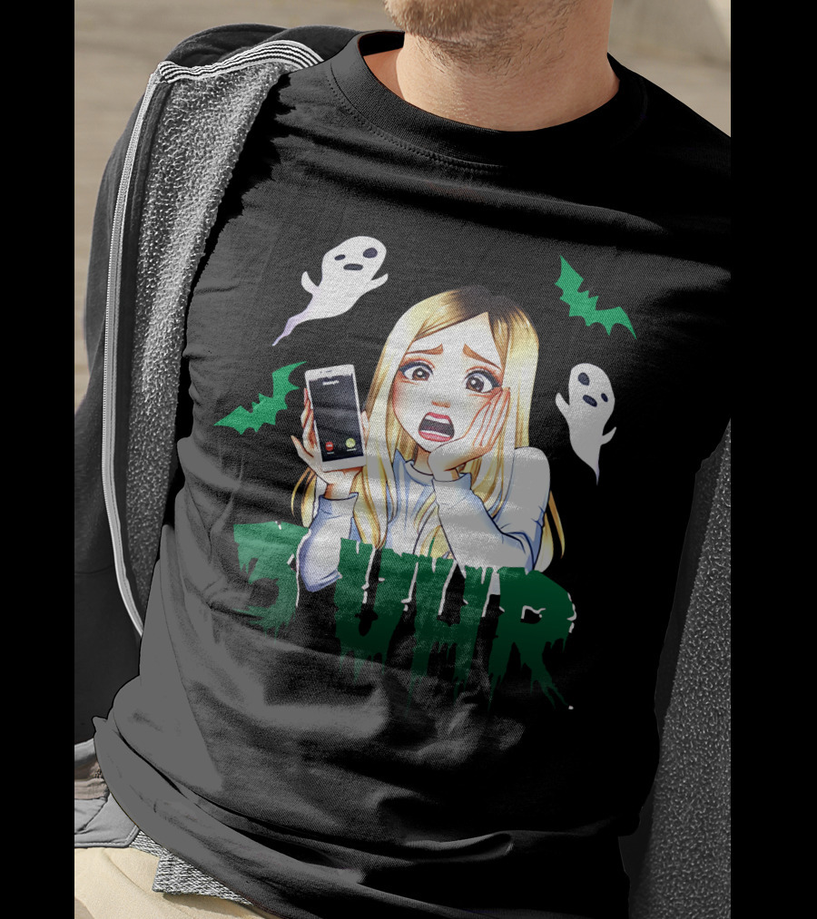 Rebekah Wing 3 Uhr Nachts Ghosts And Bats Phone Scare T-Shirt