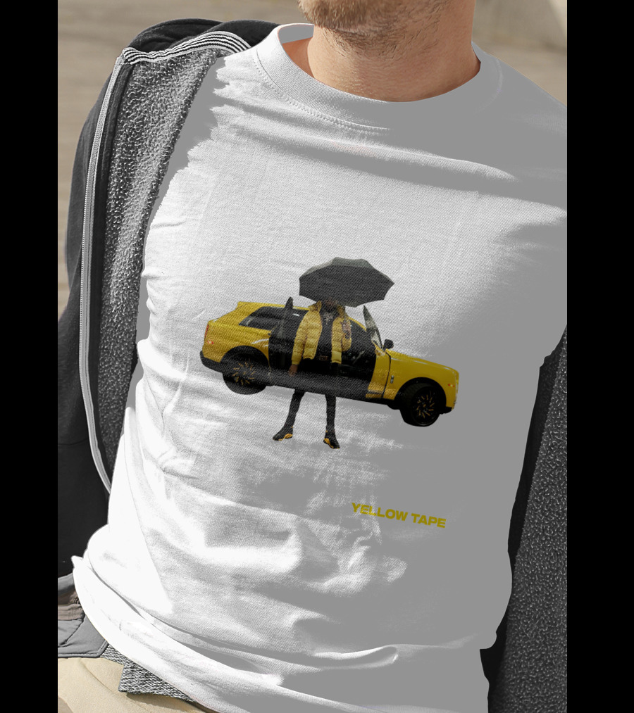 Key Glock Yellow Tape Car Umbrella T-Shirt