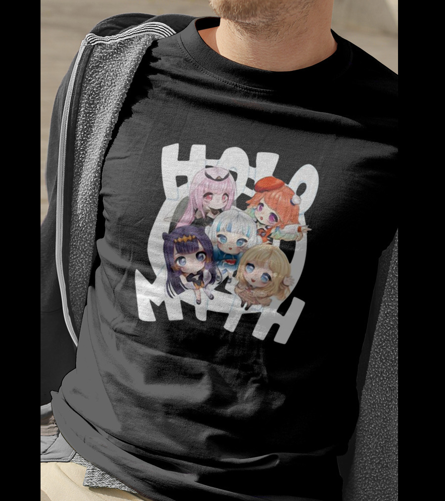 Hololive Myth Holo EN Merch T-Shirt