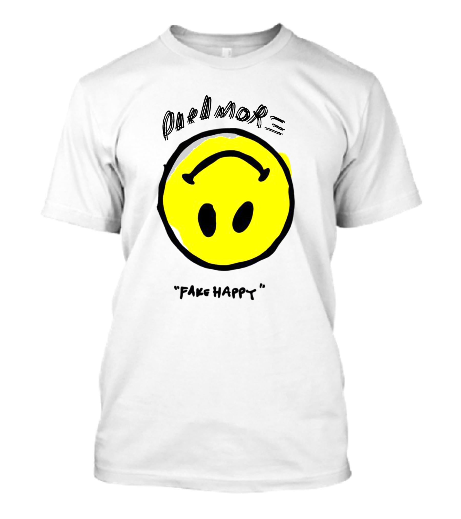 Paramore Fake Happy Smiley T-Shirt