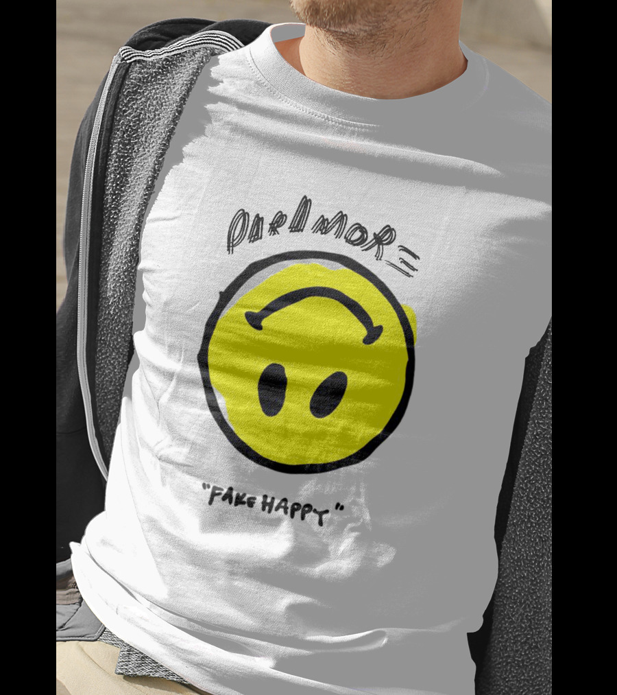 Paramore Fake Happy Smiley T-Shirt