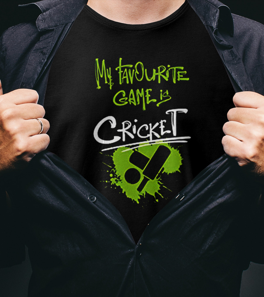 My Favourite Game Is Cricket T-Shirt