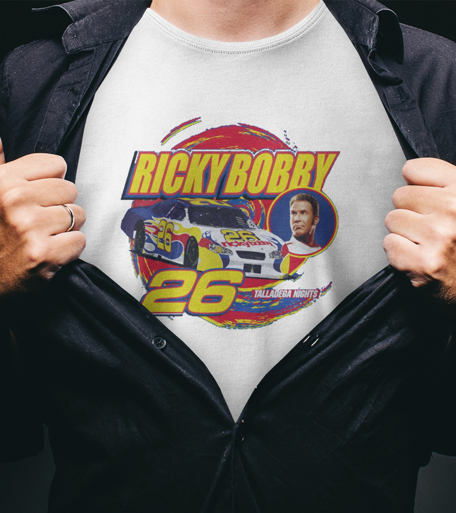 Ricky Bobby 26 Talladega Nights Racing Car T-Shirt