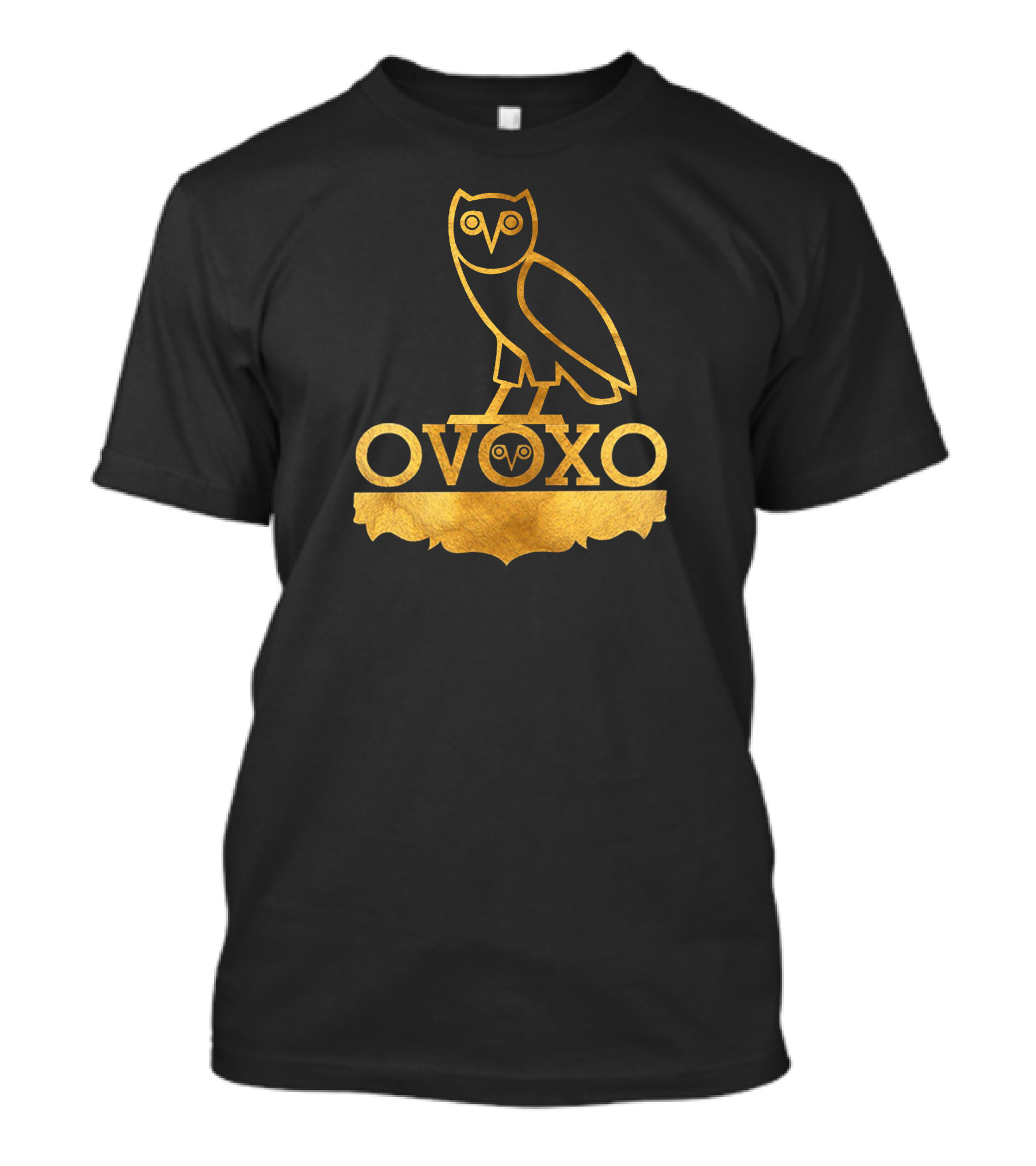 OVOXO Gold Owl T-Shirt