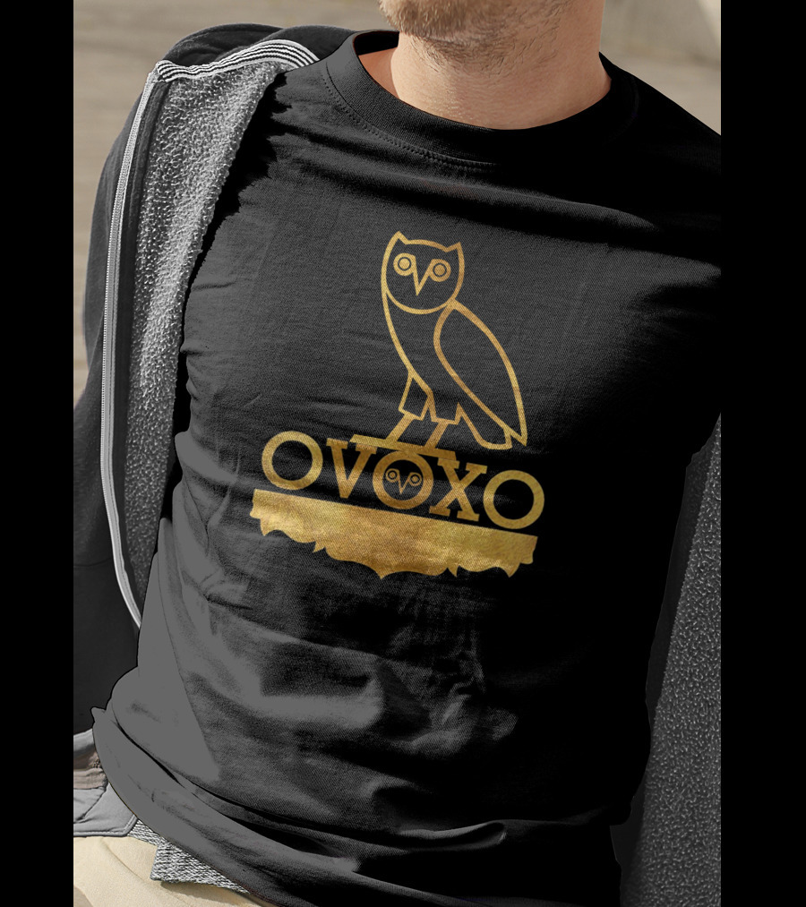 OVOXO Gold Owl T-Shirt