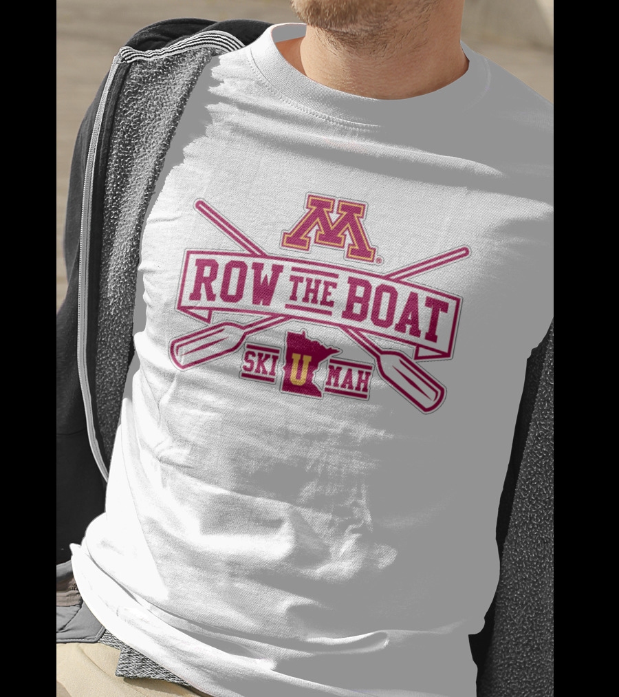 University Of Minnesota Row The Boat Ski-U-Mah T-Shirt