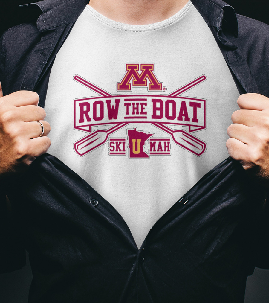 University Of Minnesota Row The Boat Ski-U-Mah T-Shirt