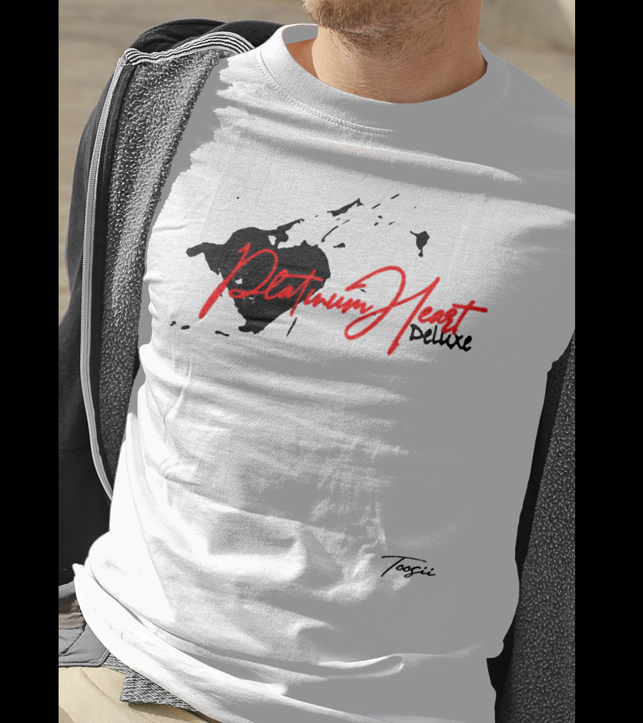 Toosii Platinum Heart Deluxe Merch T-Shirt
