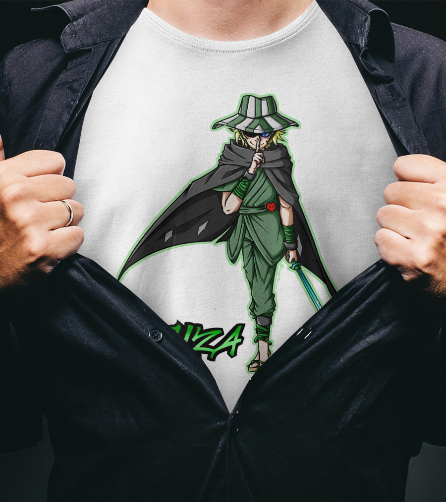 PH1LZA Ninja Warrior Style With Sword And Cloak T-Shirt