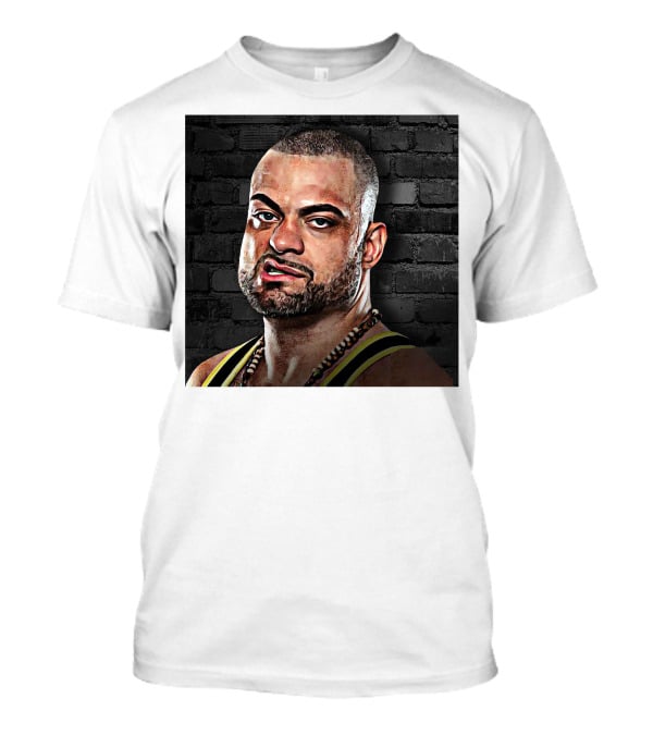 Eddie Kingston Brick Wall Background T-Shirt