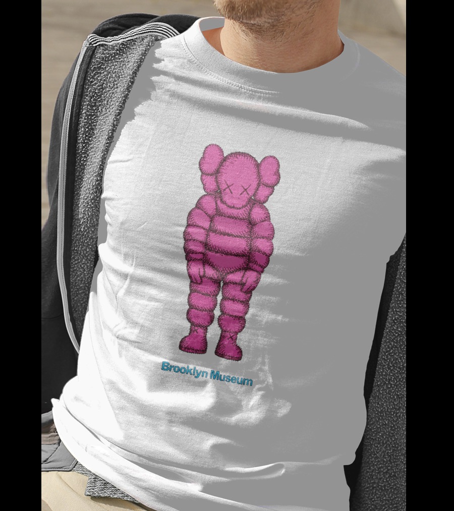 KAWS Pink Figure Brooklyn Museum T-Shirt