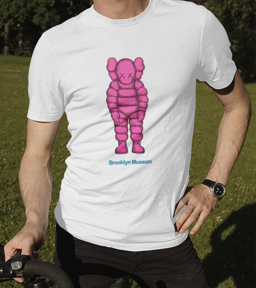 KAWS Pink Figure Brooklyn Museum T-Shirt